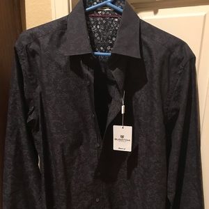 Bugatchi Long Sleeve Button Down Mens